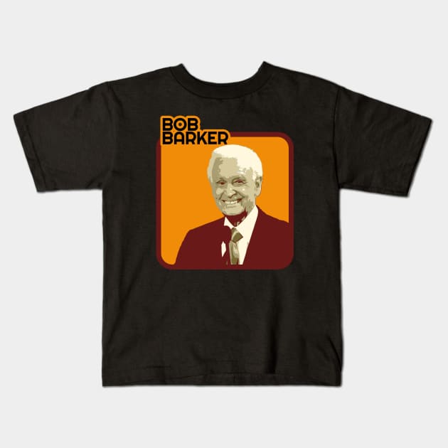 Bob Barker - vintage retro Kids T-Shirt by Crocodile Store